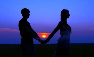Coppia al tramonto